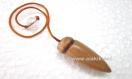 Beech wood bullet shape pendulum